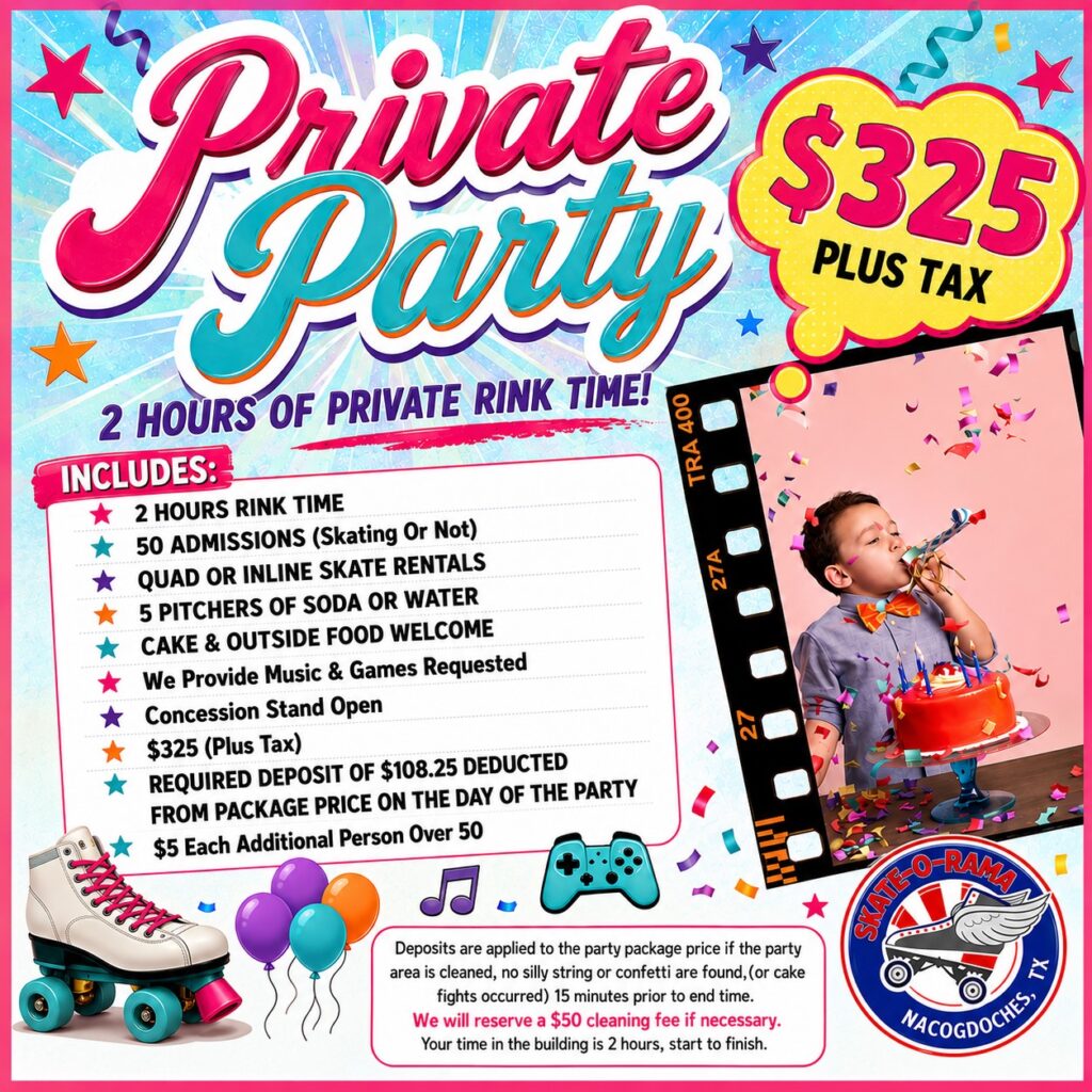 Skate-O-Rama Private Party